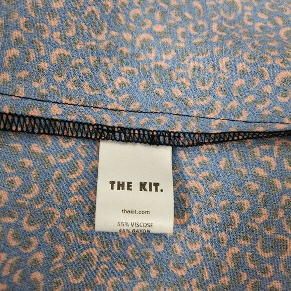 The Kit Issa Jumpsuit 4 Royal Blue Spot Drawstring Belt Boxy Cinch NWT - Picture 4 of 11